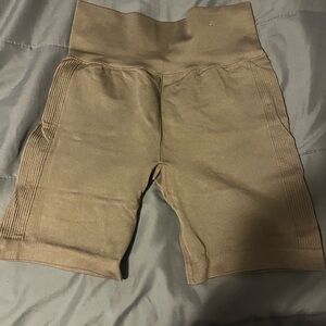tan shorts